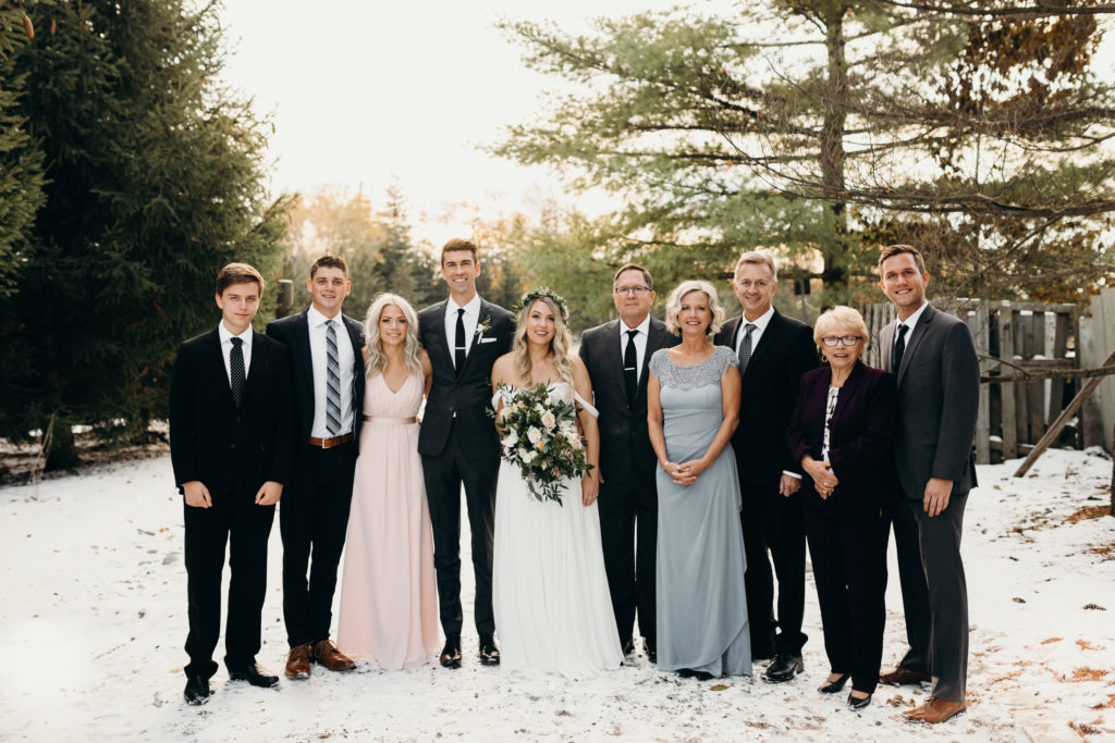 family photos for wedding at bellamere winery in london, ontario